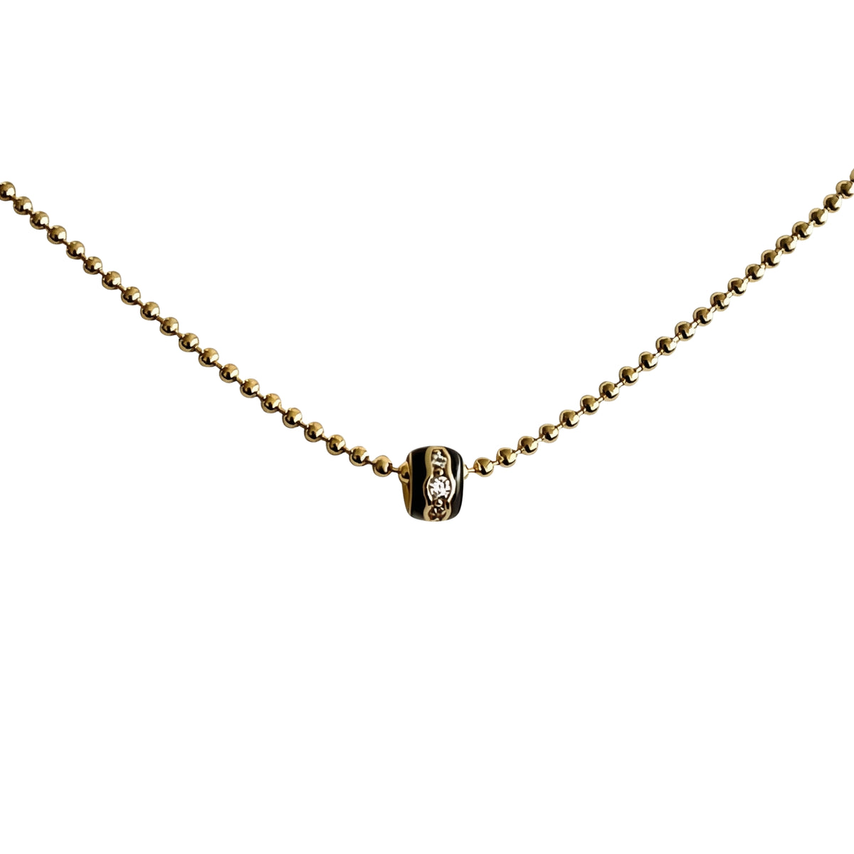     925 Kette in Schwarz
