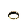 925 Silber Ring Bold schwarz  Gr. 57