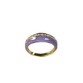 925 Silber Ring Bold violett  Gr. 52