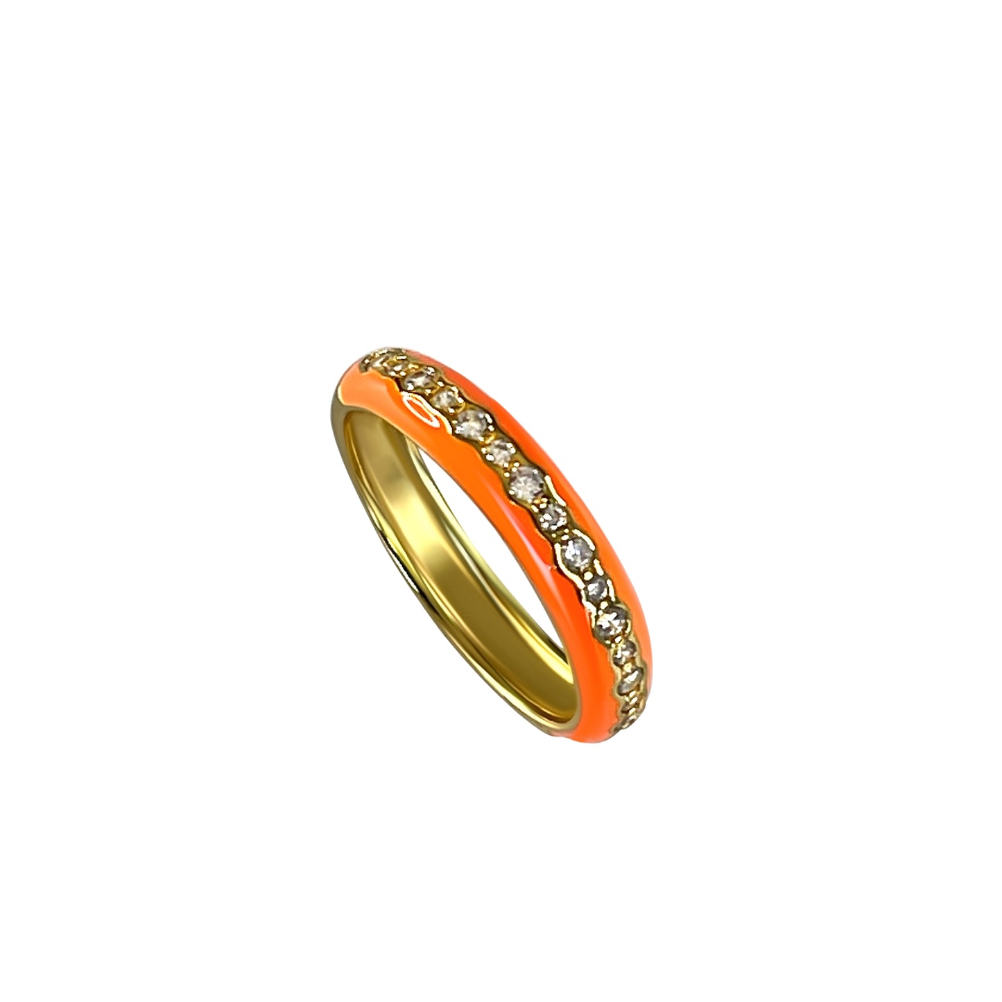     925 Ring Slim in Orange