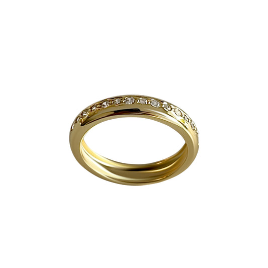     925 Ring Slim in Gold