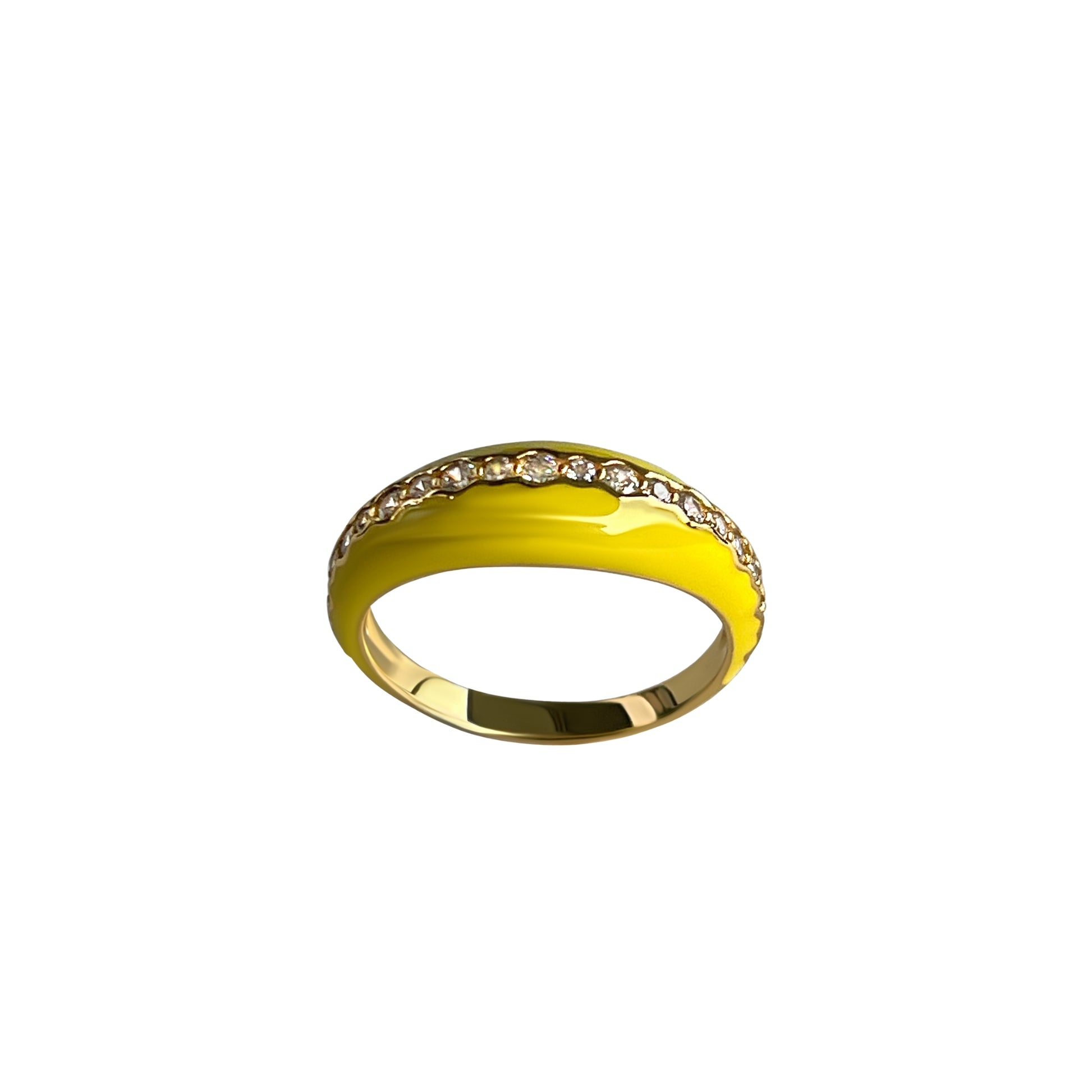 925 Ring Slim in Gold