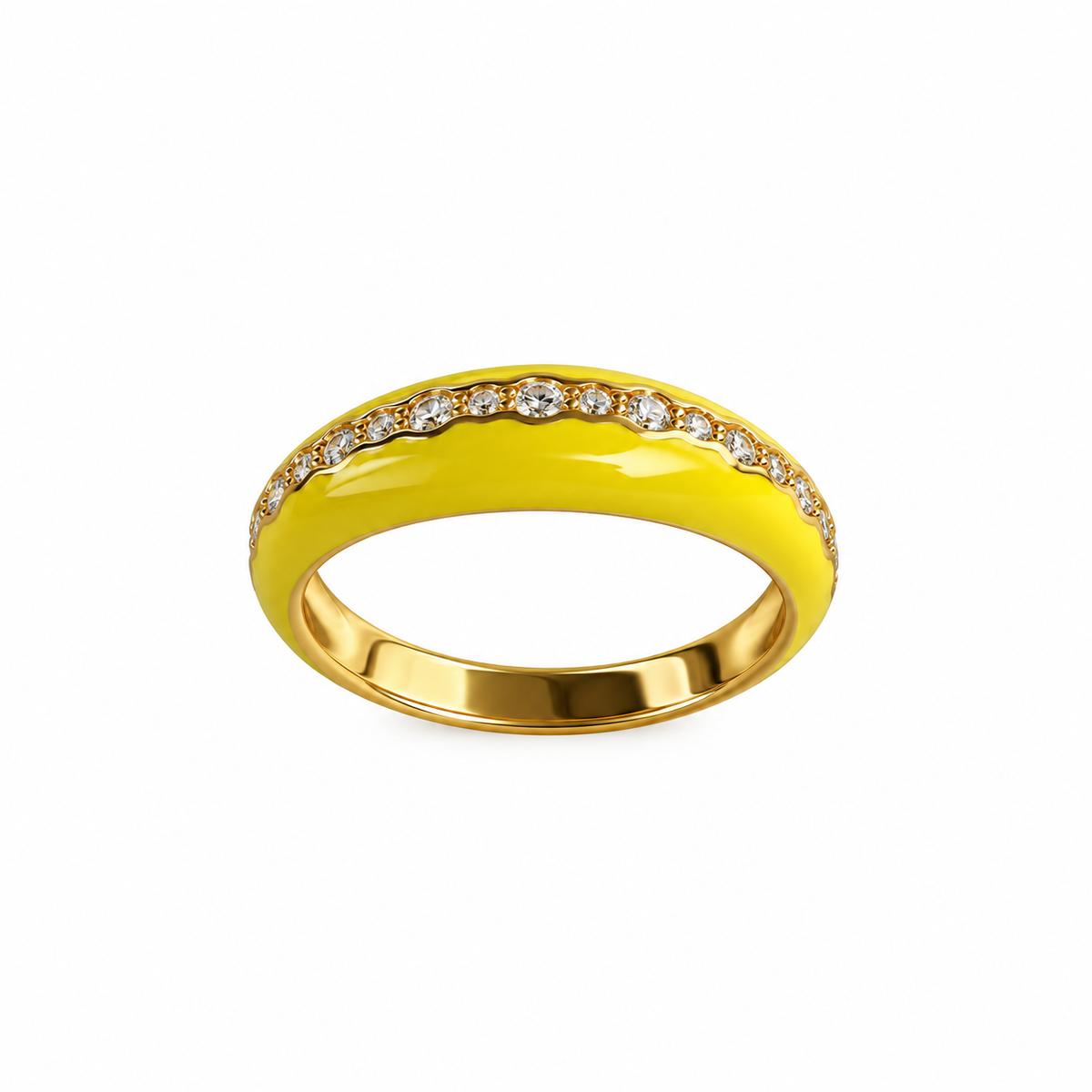 925 Ring Slim in Gold