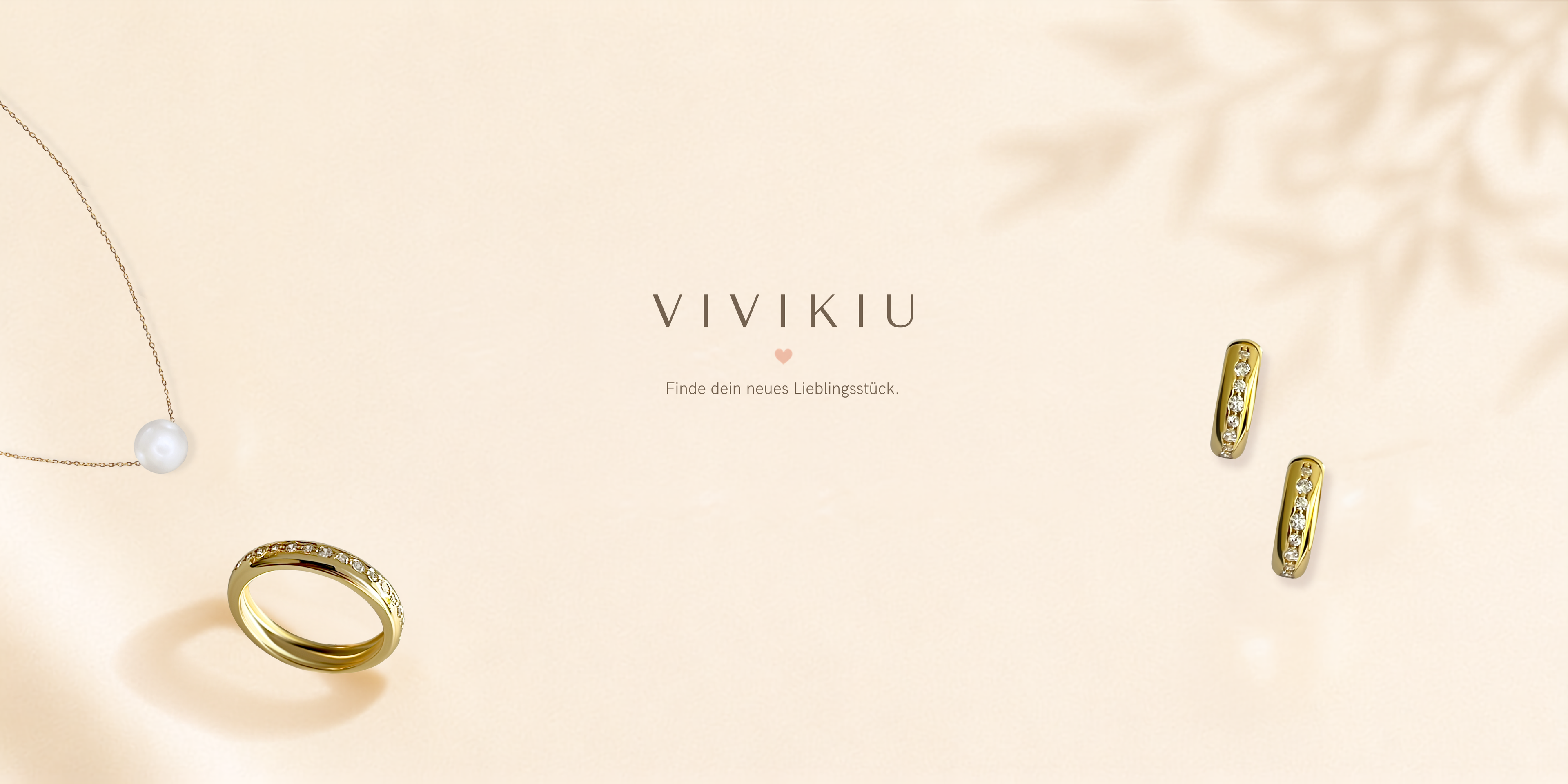 Moderner Schmuck im Vivikiu Home Banner